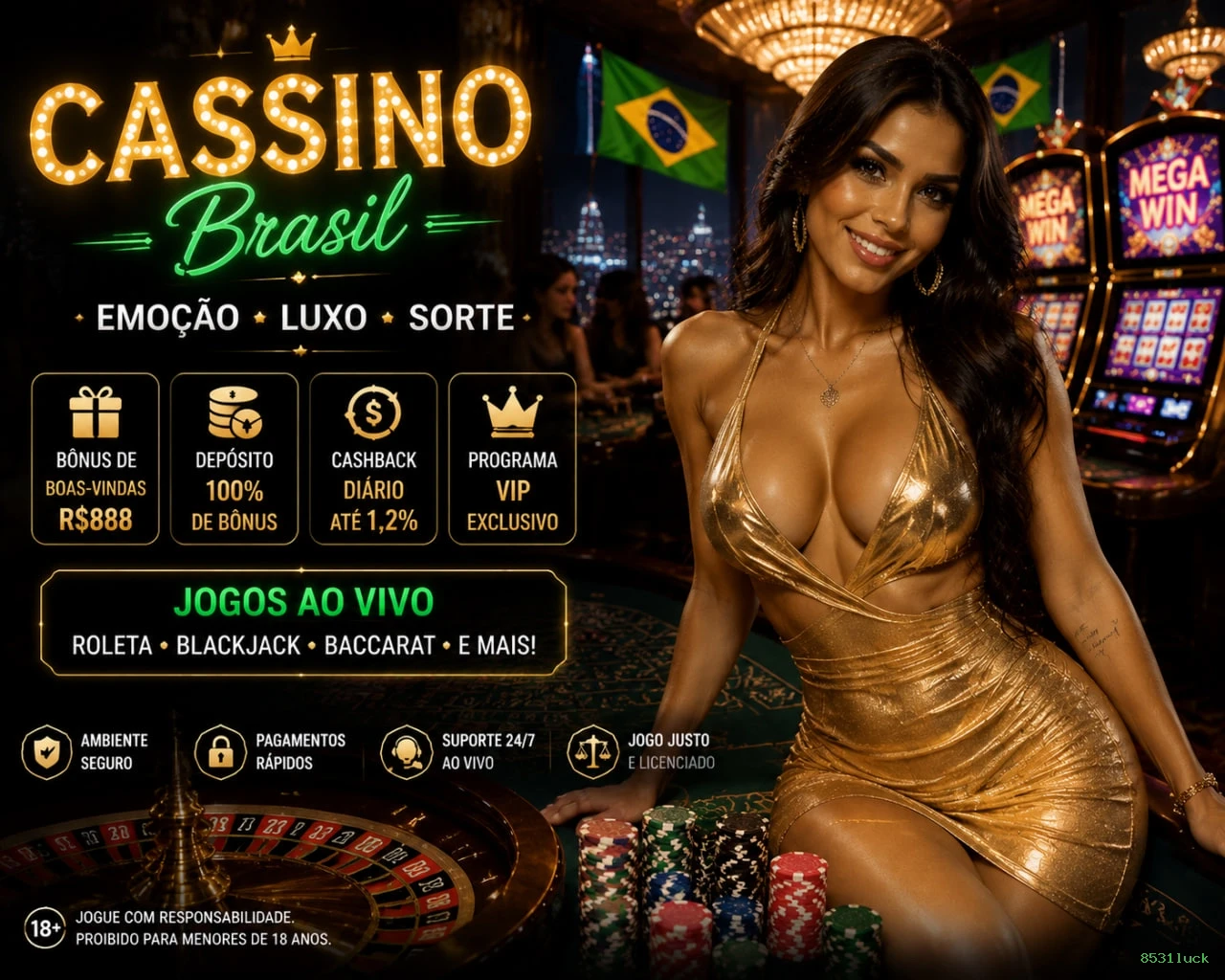 Bônus boas-vindas 8531luck R$100